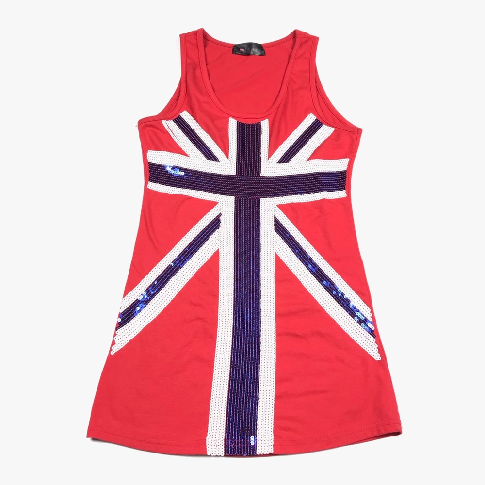 Lovely Jacky Shake Shake British Flag Tank Top